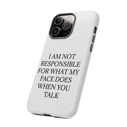 When You Talk iPhone Case