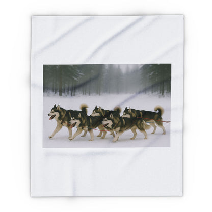 Mush On Arctic Fleece Blanket