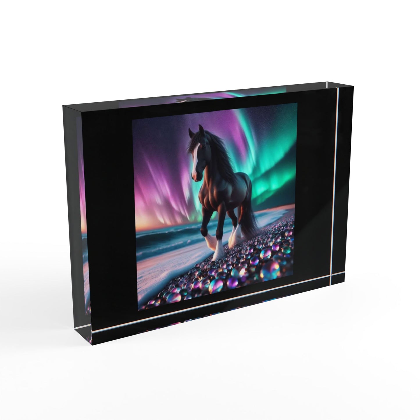 Midnight Magic Acrylic Photo Block