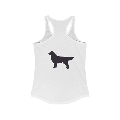 Golden Silhouette Women's Racerback Tank