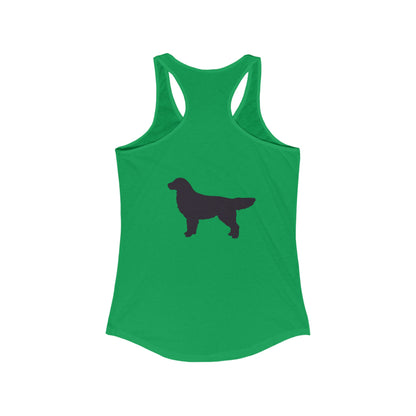 Golden Silhouette Women's Racerback Tank