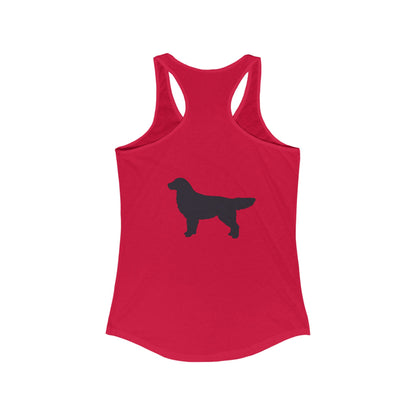 Golden Silhouette Women's Racerback Tank