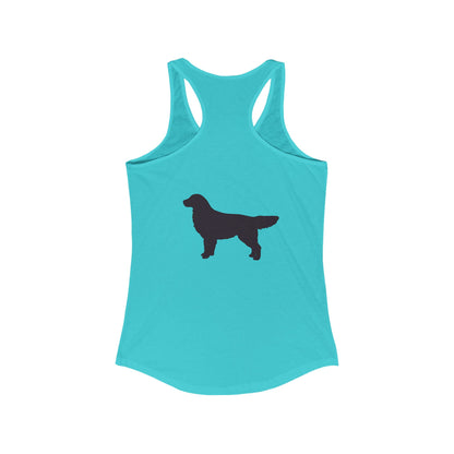 Golden Silhouette Women's Racerback Tank