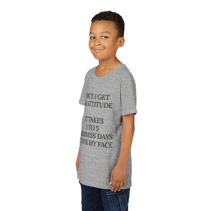 Fix My Face Youth Unisex Short Sleeve Crewneck Tee