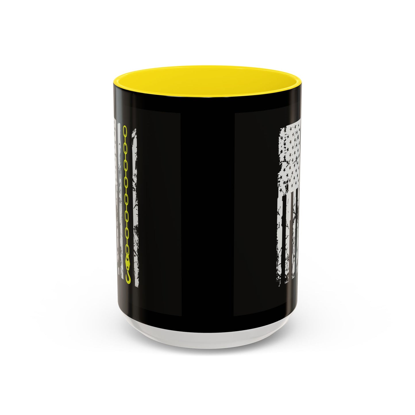 Thin Yellow Line 2-Tone Coffee Mug