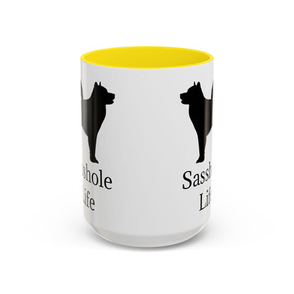 Sasshole Life 2-Tone Coffee Mug