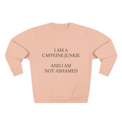 Caffeine Junkie Unisex Crewneck Sweatshirt