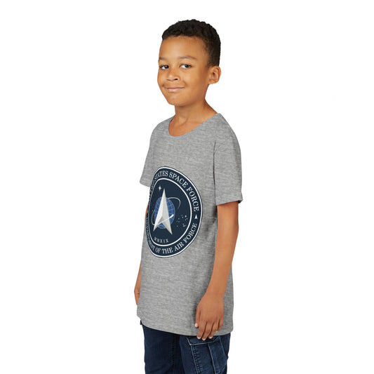 US Space Force Youth Unisex Short Sleeve Crewneck Tee
