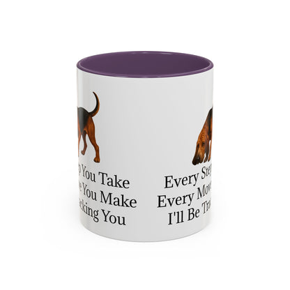 Tracking You 2-Tone Coffee Mug