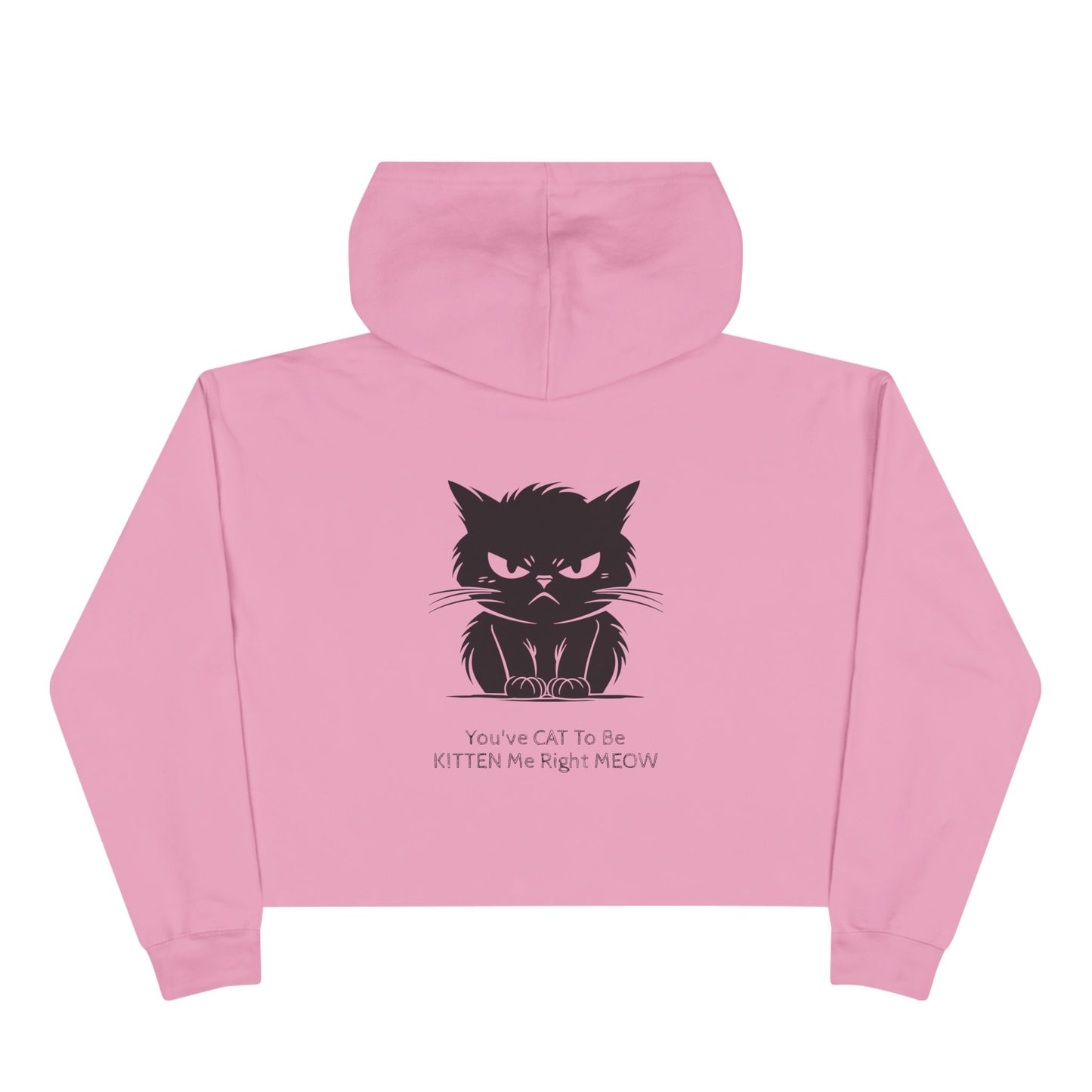 Kitten Me Women's Crop Hoodie