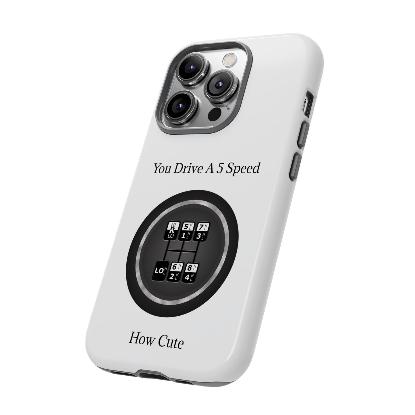 5 Speed How Cute iPhone Case