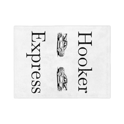 H**ker Express Wheel Lift Tow Truck Velveteen Microfiber Blanket