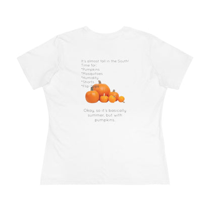 Fall In The South Women's Short Sleeve Crewneck Tee