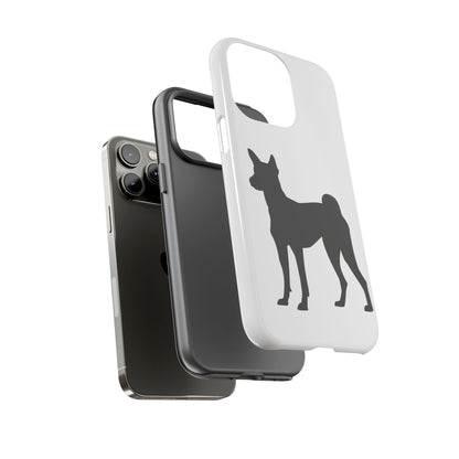 Basenji Silhouette iPhone Case