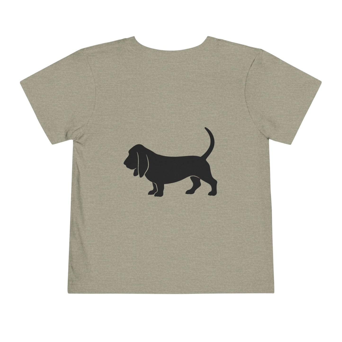 Basset Hound Toddler Unisex Short Sleeve Crewneck Tee