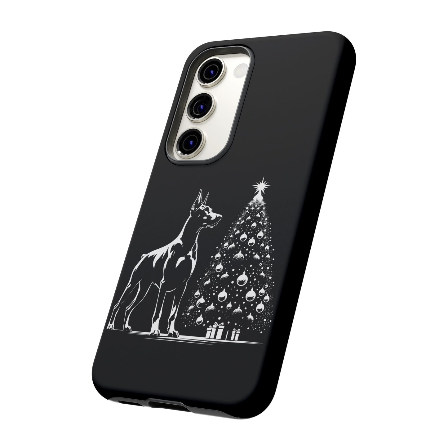 Doberman Christmas Tree Samsung Case