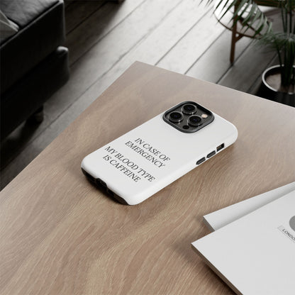 Blood Type iPhone Case