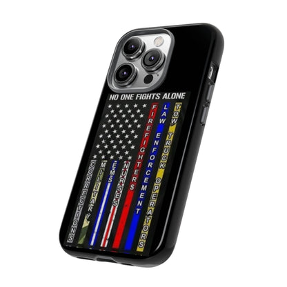No One Fights Alone iPhone Case