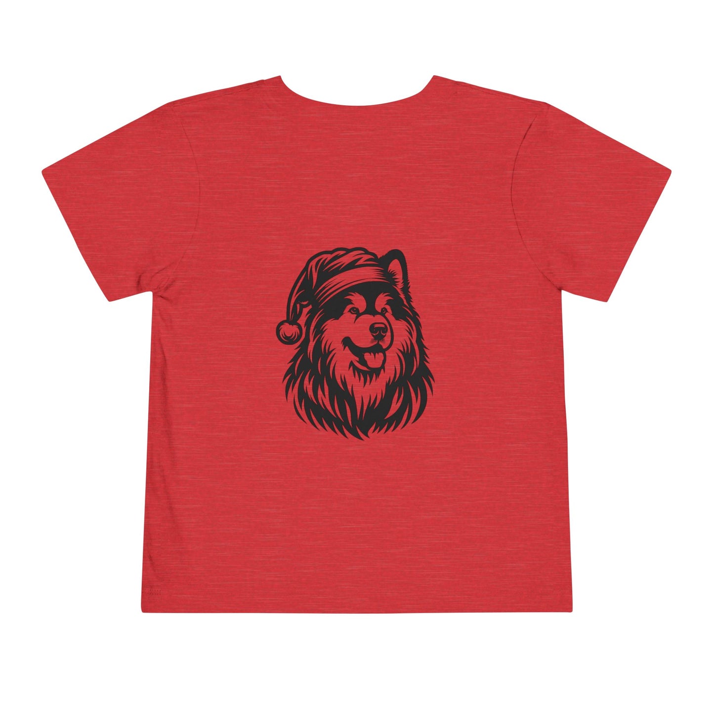 Santa Paws Malamute Toddler Unisex Short Sleeve Crewneck Tee
