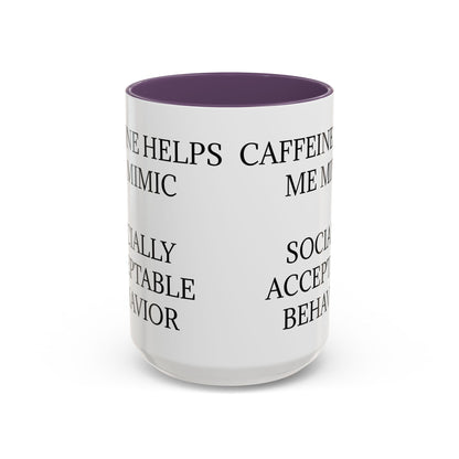 Socially Acceptable 2-Tone Coffee Mug
