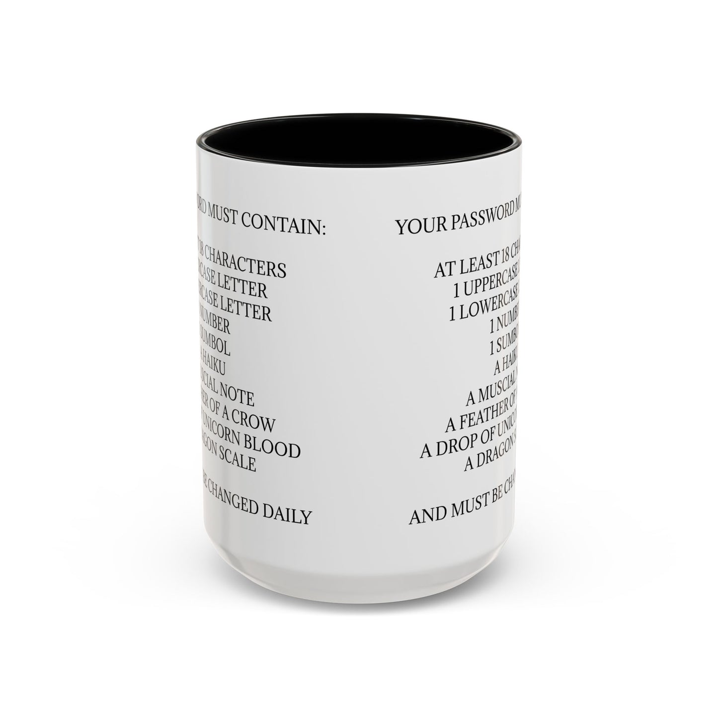 Password 2-Tone Coffee Mug