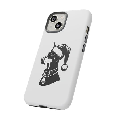 Santa Paws Doberman iPhone Case