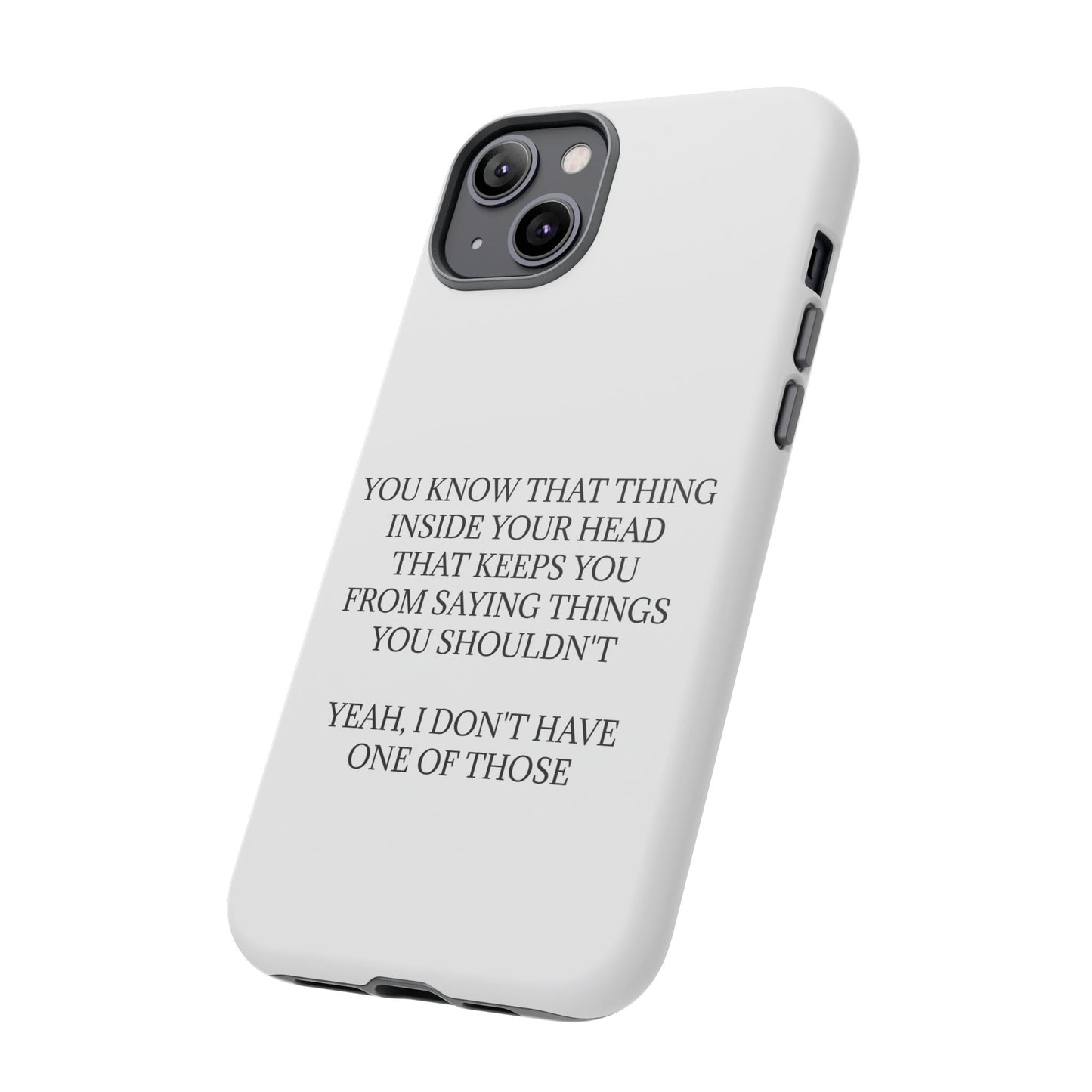No Filter iPhone Case