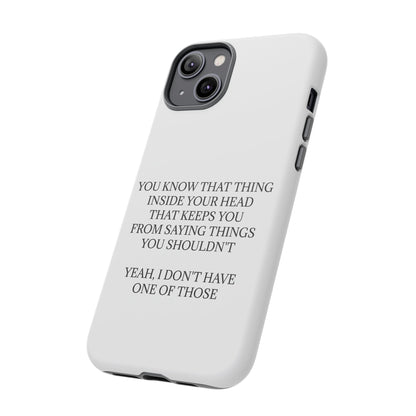 No Filter iPhone Case