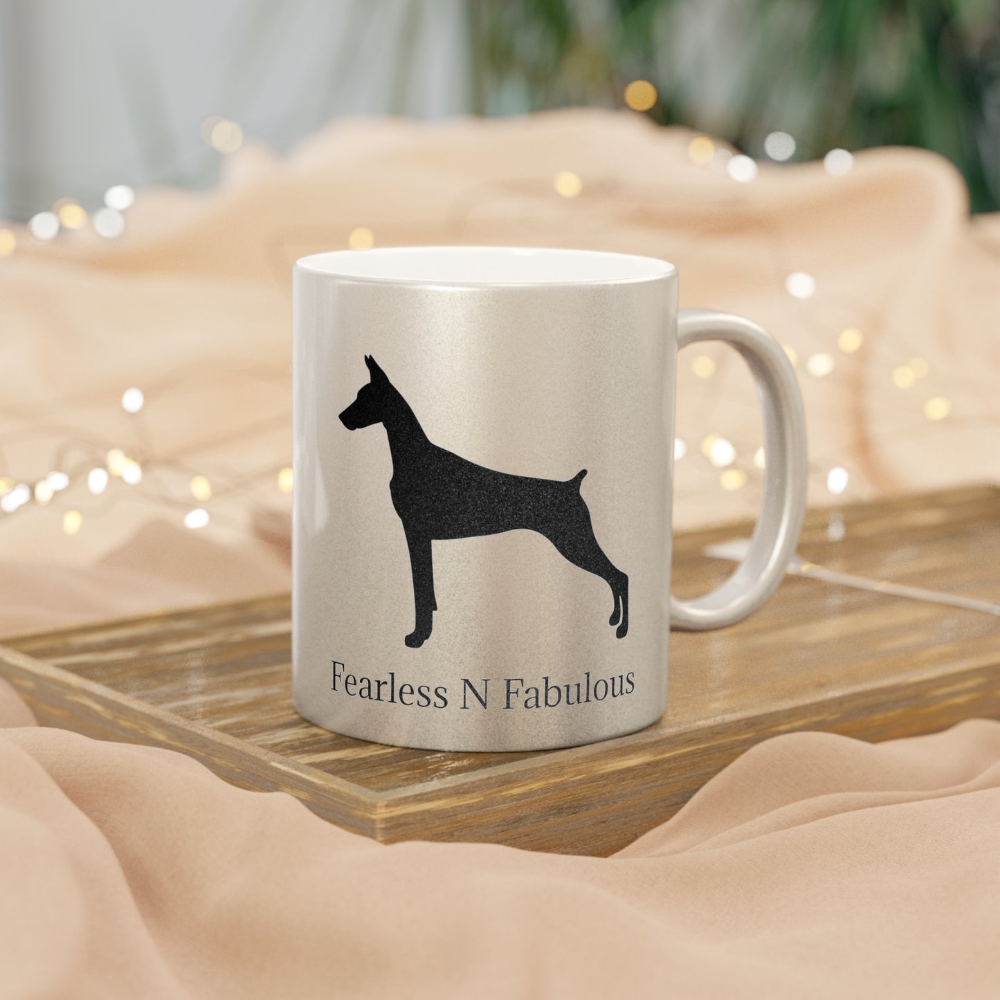 Fearless N Fabulous Metallic Coffee Mug