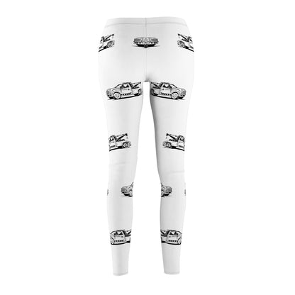 Wheel Lift Tow Truck Women's Ankle Leggings