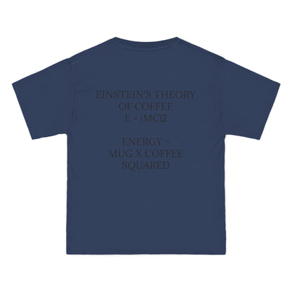 Einstein's Theory Of Coffee Men's Short-Sleeve Crewneck Tee