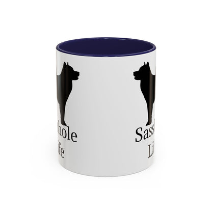Sasshole Life 2-Tone Coffee Mug