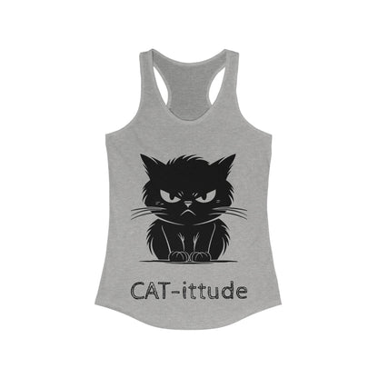 CAT-ittude Women's Racerback Tank