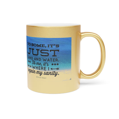 Dr. Beach Metallic Coffee Mug