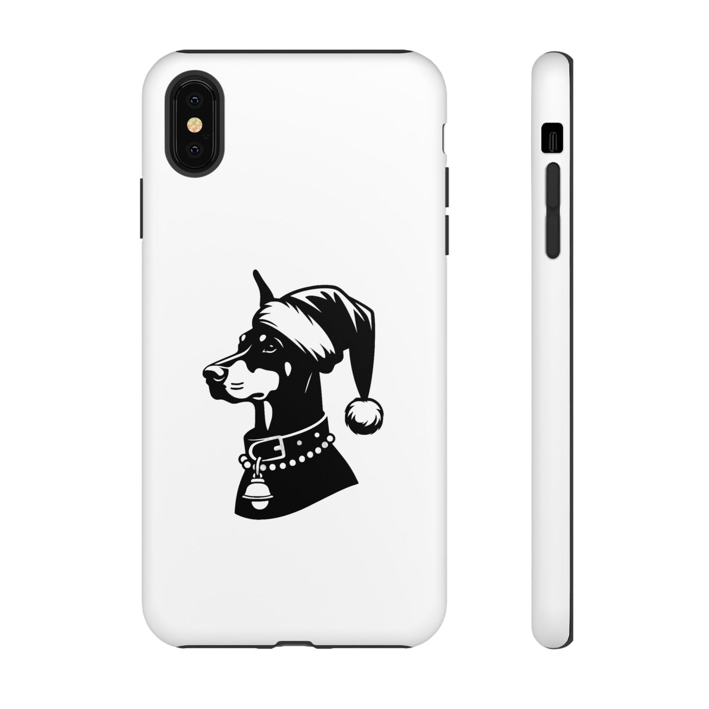 Santa Paws Doberman iPhone Case
