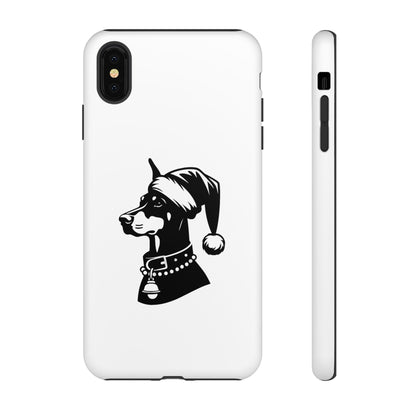 Santa Paws Doberman iPhone Case