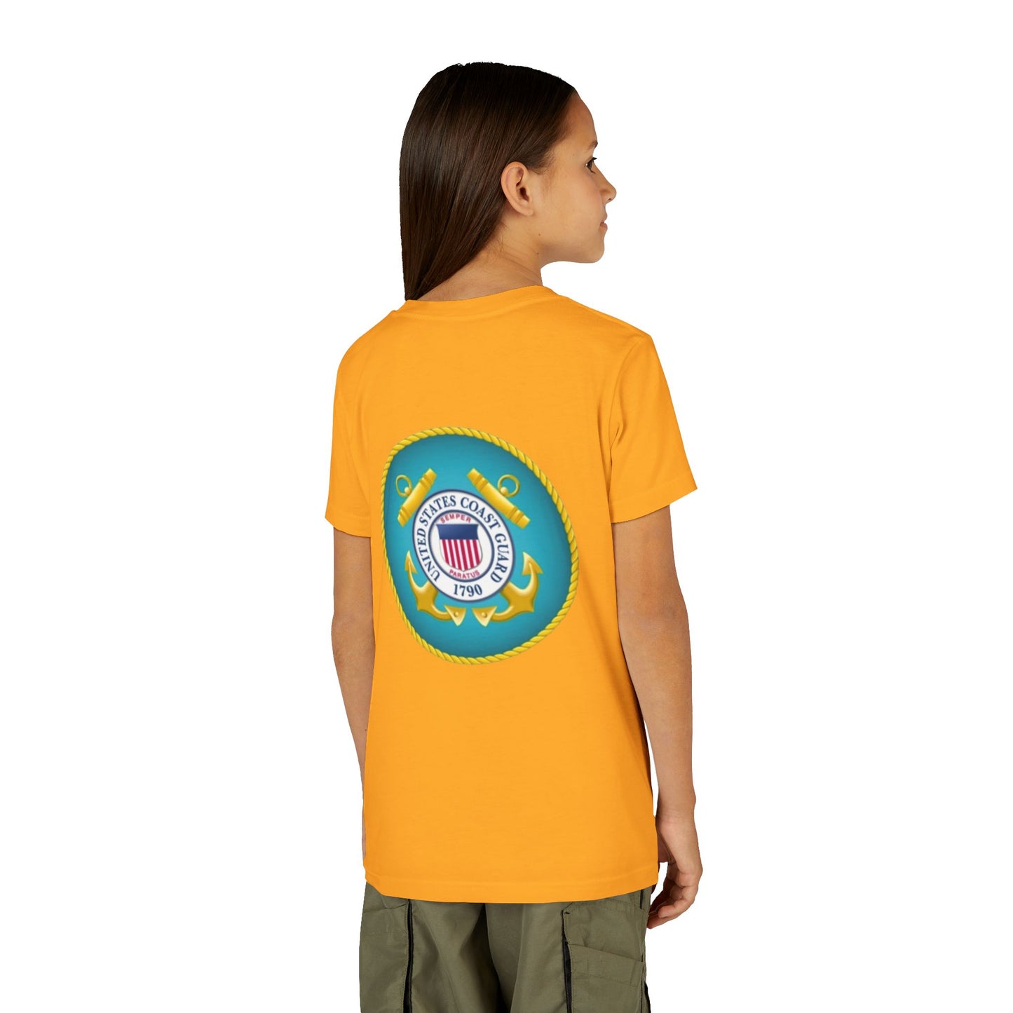 US Coast Guard Youth Unisex Short Sleeve Crewneck Tee