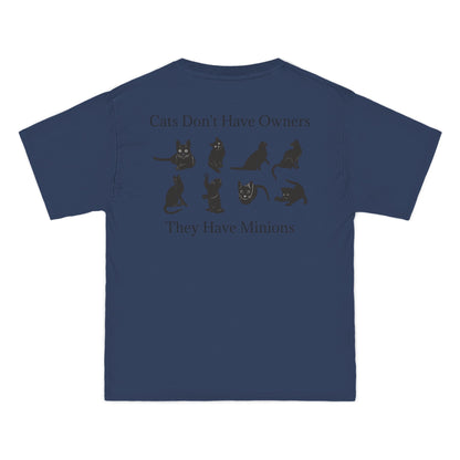 Cat Minions Men's Short-Sleeve Crewneck Tee