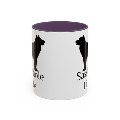 Sasshole Life 2-Tone Coffee Mug