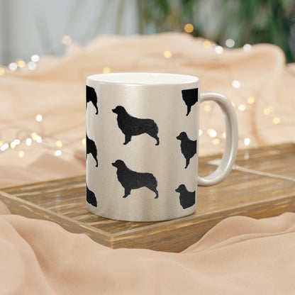 Aussie Silhouette Metallic Coffee Mug