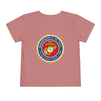 US Marine Corps Toddler Unisex Short Sleeve Crewneck Tee