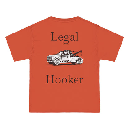 Legal H**ker Wheel Lift Tow Truck Men's Short-Sleeve Crewneck Tee