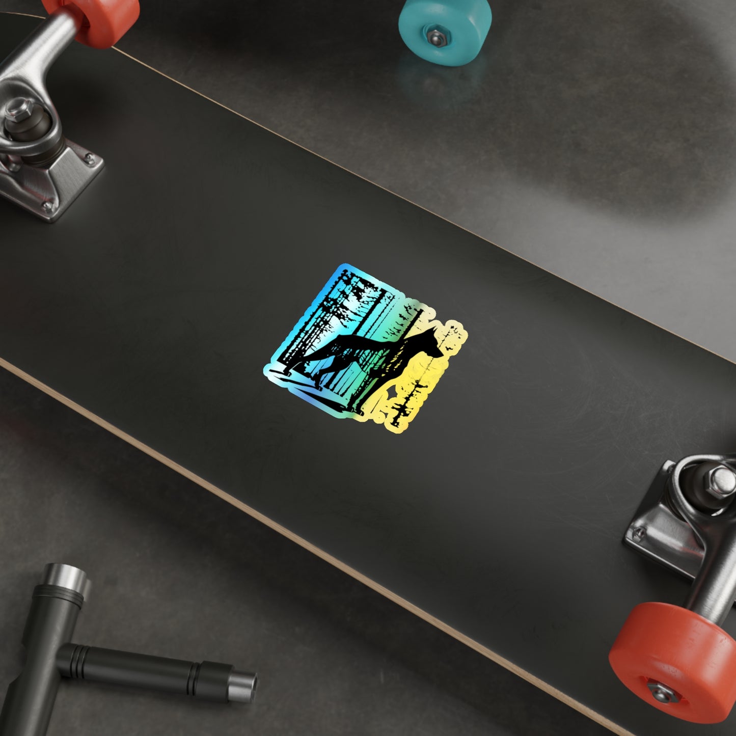 Guardian Of The Forest Holographic Sticker
