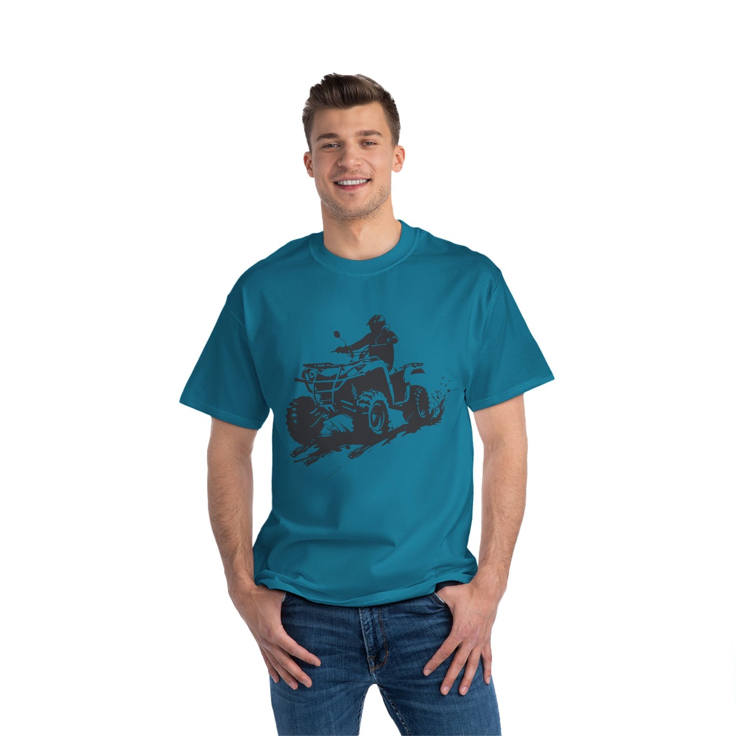 Slingin' Mud Quad Men's Short-Sleeve Crewneck Tee