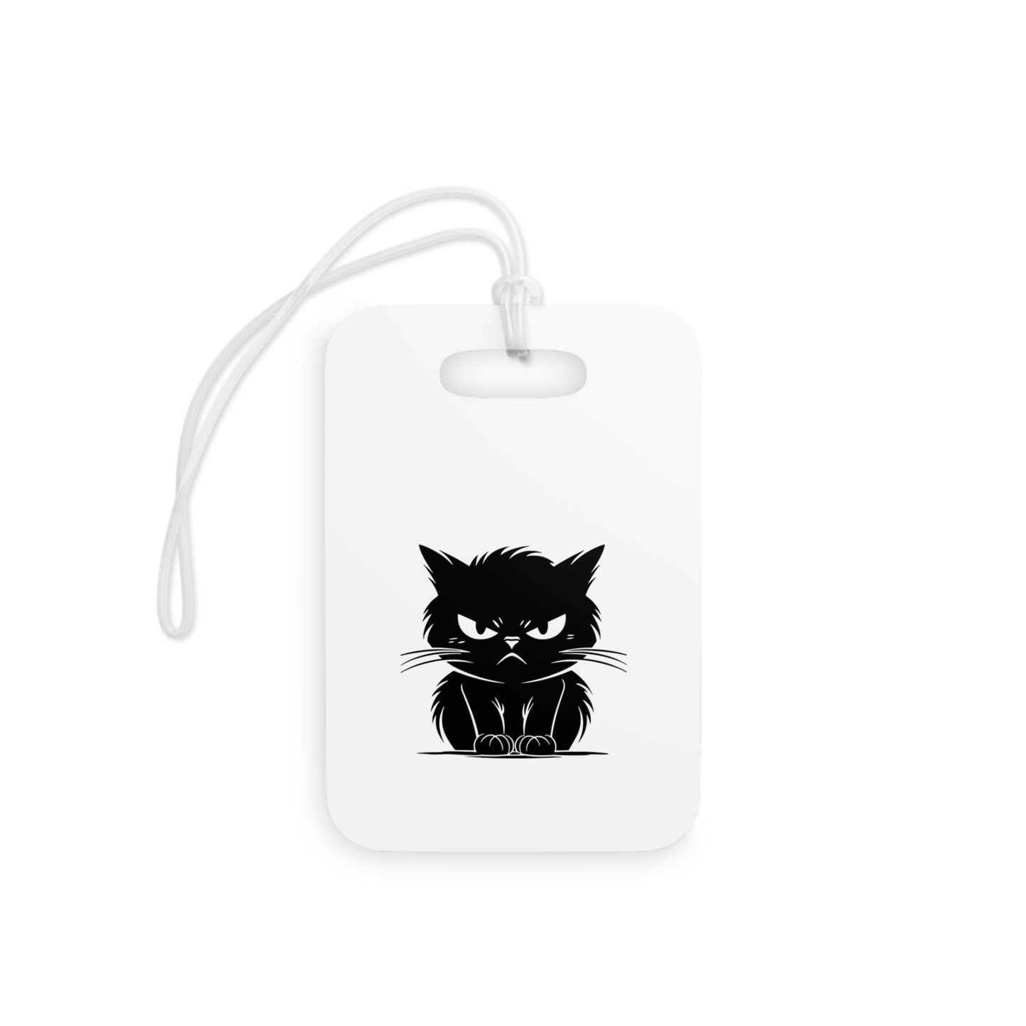 Angry Cat Luggage Tag
