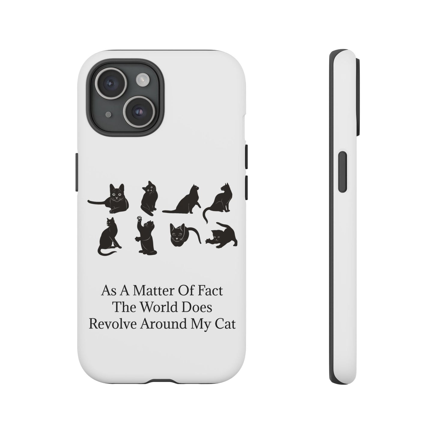 Matter Of Fact Cat iPhone Case
