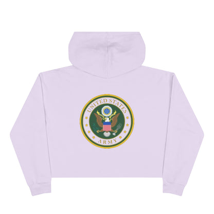 US Army Women's Crop Hoodie