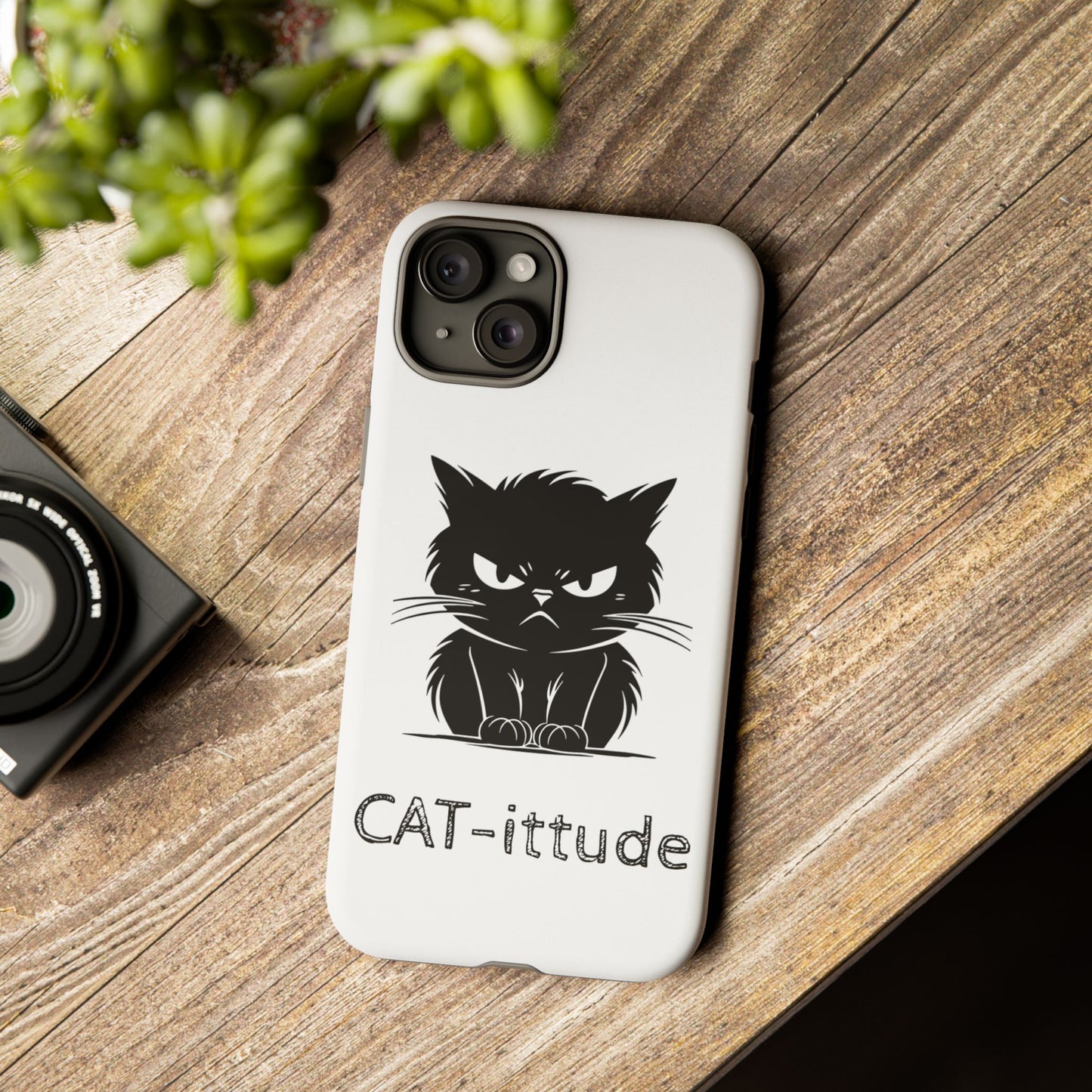 CAT-ittude iPhone Case