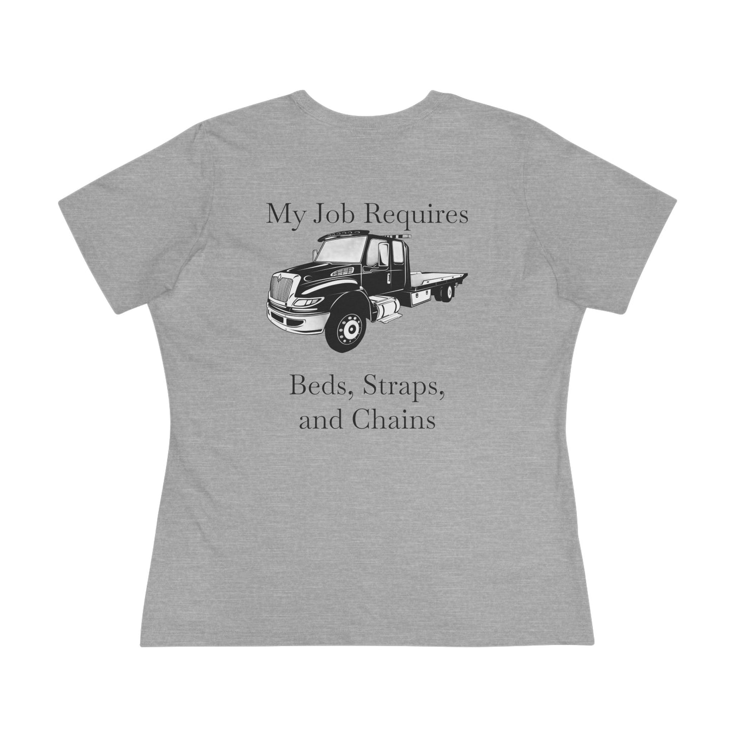 Beds, Straps, And Chains Women's Short Sleeve Crewneck Tee