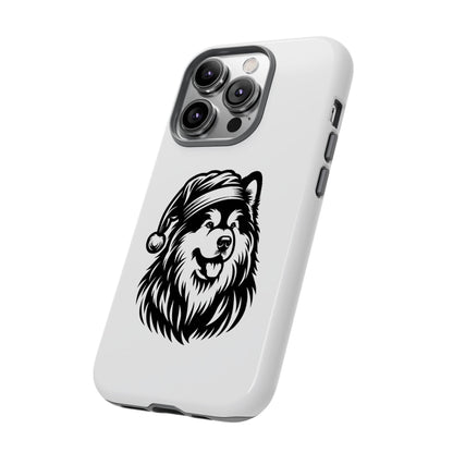 Santa Paws Malamute iPhone Case